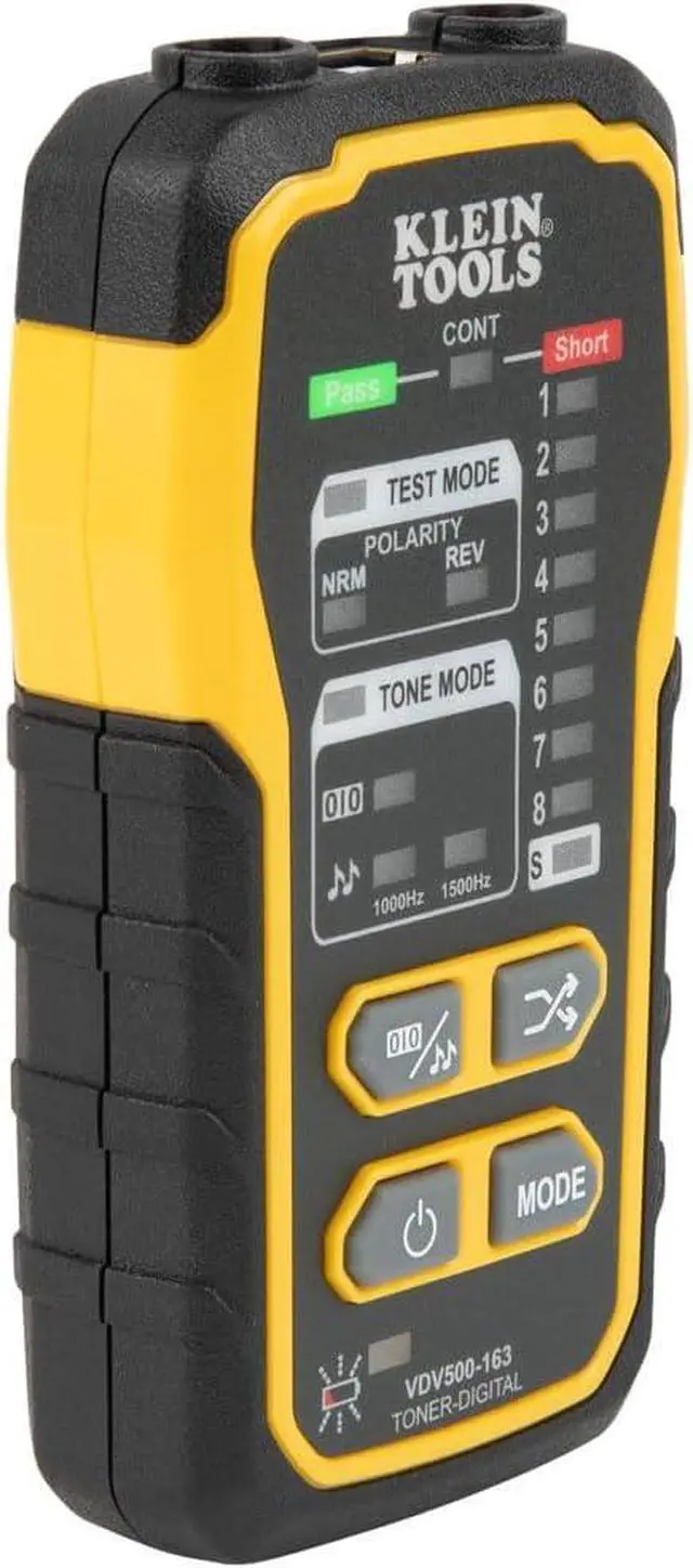Alt view image 3 of 7 - VDV500-163 Wire Tracer Digital Tone Generator Continuity Cable Tester for for Ethernet, Telephone, Speaker, Coax, and Data Cables RJ45, RJ11, RJ12