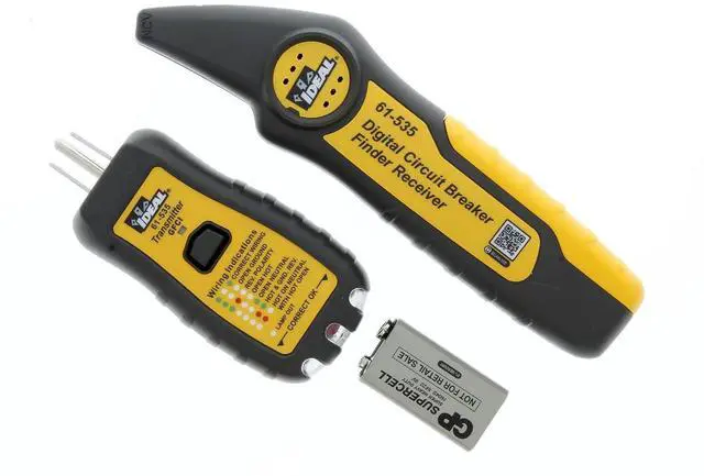Alt view image 7 of 7 - Ideal Electrical 61-535 Digital Circuit Breaker Finder with Digital Receiver and GFCI Circuit Tester