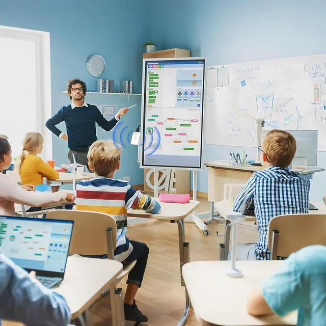 Alt view image 4 of 7 - 4K Wireless HDMI Display Dongle Adapter, Wireless Transmitter, Streaming Media Video/Audio/File HDMI Extender from Laptop, PC, Smartphone to HDTV Projector Monitor