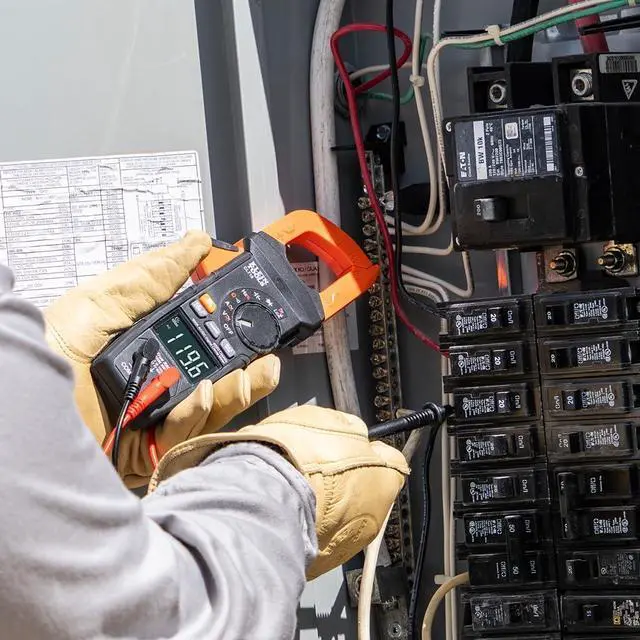 Alt view image 6 of 7 - CL710 Pro Digital Clamp Meter with Illuminated Dial, 600A AC/DC Auto-Ranging, TRMS, NCVT, 6000 Count LCD, Measures Current, LOZ, Continuity, Frequency