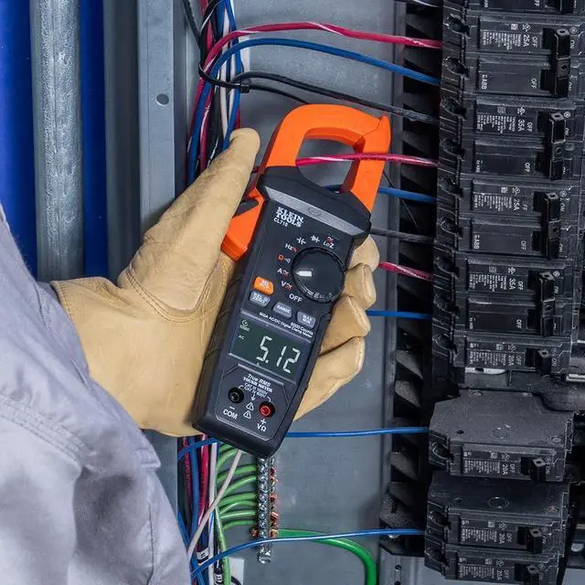 Alt view image 7 of 7 - CL710 Pro Digital Clamp Meter with Illuminated Dial, 600A AC/DC Auto-Ranging, TRMS, NCVT, 6000 Count LCD, Measures Current, LOZ, Continuity, Frequency