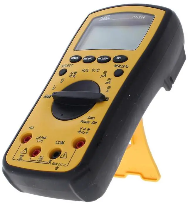 Alt view image 5 of 7 - IDEAL Electrical 61-340 Test-Pro Digital Multi-Meter with Temp, Cap, Hz, Backlight, CATIII for 600v