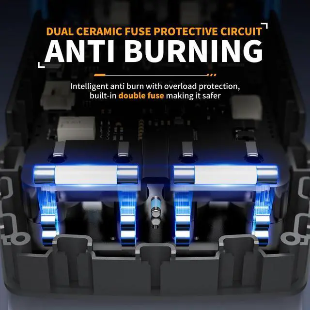 Alt view image 6 of 7 - 2C53T 3-in-1 Handheld oscilloscope multimeter DDS Generator, 2 Channel, 50MHz Bandwidth, 250MSa/s Sampling Rate, 20,000 calculations, Voltage, Current, capacitance, Resistance, 2* P6100 Probes