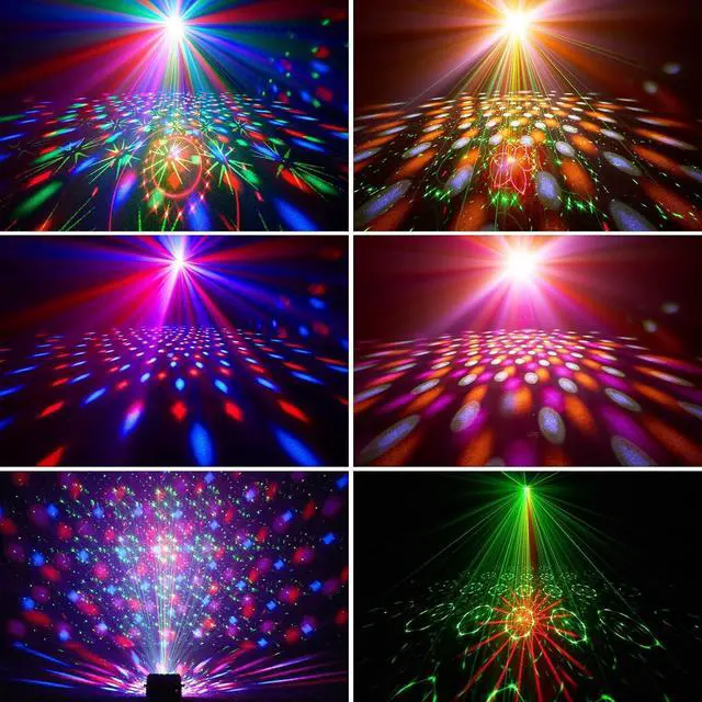 Alt view image 4 of 6 - Party Lights Dj Disco Ball Light with 10 ft USB Cable 5V/3A Sound Activated Strobe Stage Lighting for Parties Indoor Dance Bar Club Birthday Karaoke Halloween Christmas New Years Rave Show