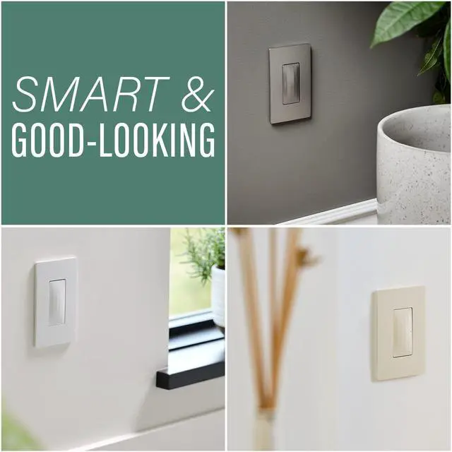 Alt view image 6 of 7 - Legrand Radiant WNRH15KITNI Smart Switch with Netatmo Starter Kit, Tamper Resistant, Compatible with Alexa, Google Assistant & Apple HomeKit, Nickel (1 Count)