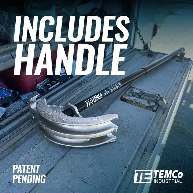 Alt view image 5 of 7 - TEMCo 2 in 1 Dual Shoe Conduit Bender - 1/2" & 3/4" EMT, 1/2" Rigid - 2 Benders in 1 Tool