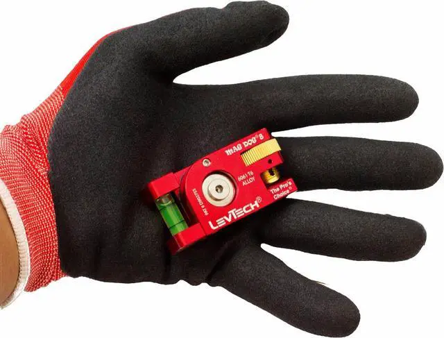 Alt view image 4 of 7 - Mag Dog 8 Conduit Bending Level  Magnetic Electrician Tool with 8 Angle Marks (0°, 15°, 22.5°, 30°, 45°, 60°, 75°, 90°) | Replaceable Vial | Rare Earth Magnets | Pocket Size