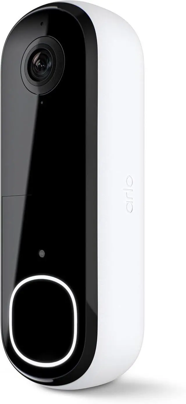 Main image of Video Doorbell HD | 2nd Gen | Wireless/Wired Option, 2-Way Audio, Night Vision, Head to Toe Video View, Integrated Siren | Live Stream | Real Time Notifications |180 Deg Wide View, White