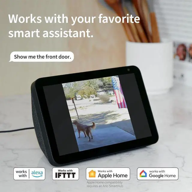 Alt view image 5 of 6 - Video Doorbell HD | 2nd Gen | Wireless/Wired Option, 2-Way Audio, Night Vision, Head to Toe Video View, Integrated Siren | Live Stream | Real Time Notifications |180 Deg Wide View, White