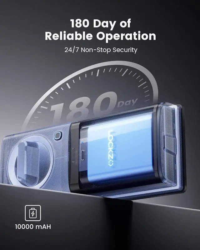 Alt view image 3 of 7 - Smart Lock with Camera, 6-in-1 WiFi Doorbell Keyless Entry Door Lock, Deadbolt Lock for Front Door, Fingerprint, Keypad Code, App Control, IP65 Waterproof, BHMA, Support Alexa&Google Assistant