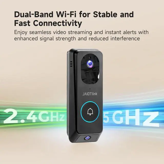 Alt view image 7 of 7 - 2K Dual Lens Video Doorbell Camera Wireless with Chime, Package Protection, 64GB SD Card, Voice Changer, 2-Way Audio, Night Vision, Compatible with Alexa