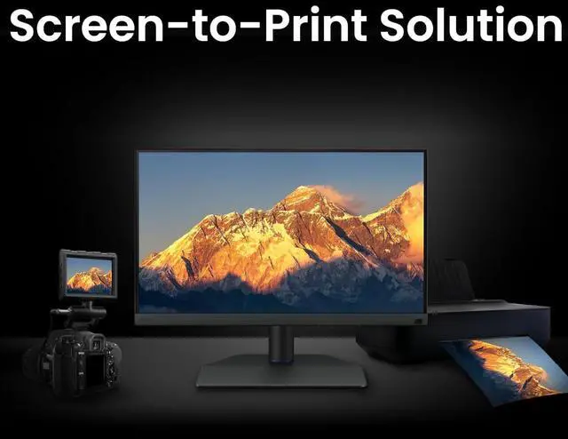 Alt view image 2 of 7 - SW242Q 24-inch 2K 90W USB-C 16:10 Photographer MacBook/Windows Compatible Monitor, 99% Adobe RGB, 100% sRGB, Hardware Calibration, 90W USB-C, TUV Anti-Reflection Cert., 16-bit 3D LUT, HDR10