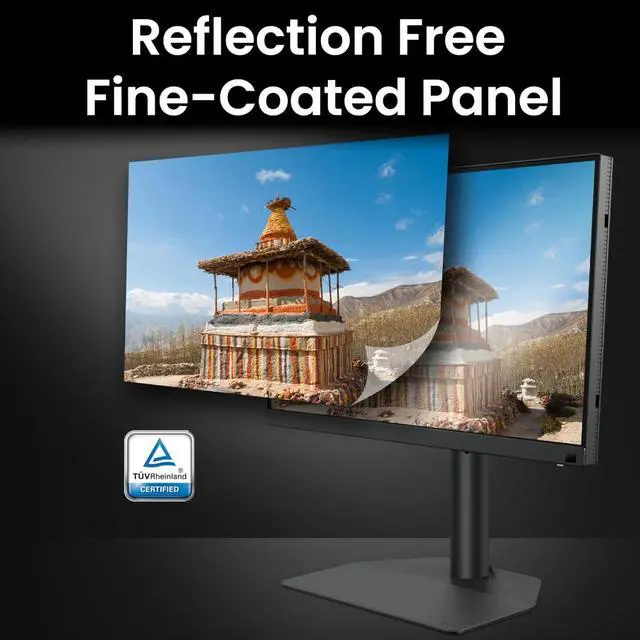 Alt view image 5 of 7 - SW242Q 24-inch 2K 90W USB-C 16:10 Photographer MacBook/Windows Compatible Monitor, 99% Adobe RGB, 100% sRGB, Hardware Calibration, 90W USB-C, TUV Anti-Reflection Cert., 16-bit 3D LUT, HDR10