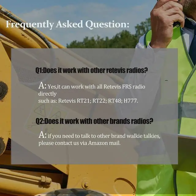 Alt view image 2 of 7 - RT47 IP67 Waterproof 2 Way Radio,Heavy Duty Two Way Radio with Mic, Fully Dustproof,Waterproof 1m/30min,License-Free,Lightweight,Walkie Talkies for Construction Manufacture Outdoor(4 Pack)