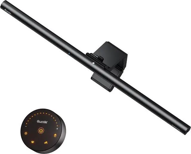 Main image of Quntis 20.5'' Computer Monitor Light - Radar Motion Sensor, Eye-Care Professional Desk Lamp Bar, Stepless Dimming Remote Control, Auto-Dimming & Timer, Space Saving Fit for Curved & All Screens