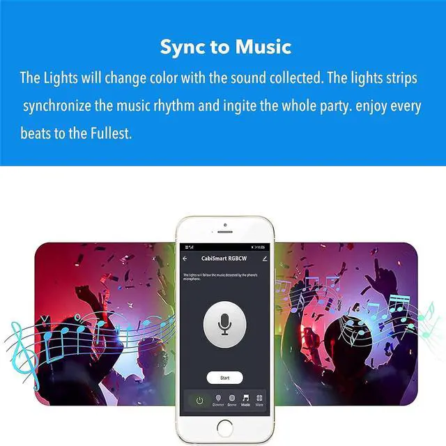 Alt view image 6 of 7 - Under Cabinet Lights RGB LED Light Bar Plug in for Shelf,Desk,Display Case Cabinets Lights,Color Changing Shelves Strip Lights Works with Alexa,Google,Smart APP,TV,Monitor Backlight,6pcs
