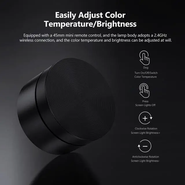 Alt view image 3 of 7 - Monitor Light Bar, LED Monitor Light Lamp with Dual Mode Control, No Screen Glare Stepless Dimming USB Hanging Lamp for Work and Office