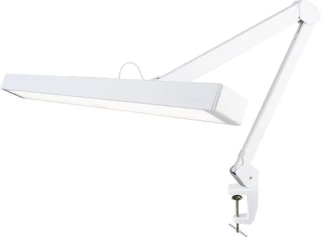 Main image of 3,000 Lumens Ultra LED Desk Lamp with Clamp, 30W Dimmable Monitor Light, 5 Brightness Levels & 5 Light Modes (White, 28 Inches with Metal Arm)