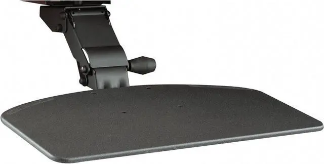 Main image of Articulating Keyboard Tray with Galaxy Finish, Ergonomic Workspace Accessory, Adjustable Office Computer Key Board Support for Home Office