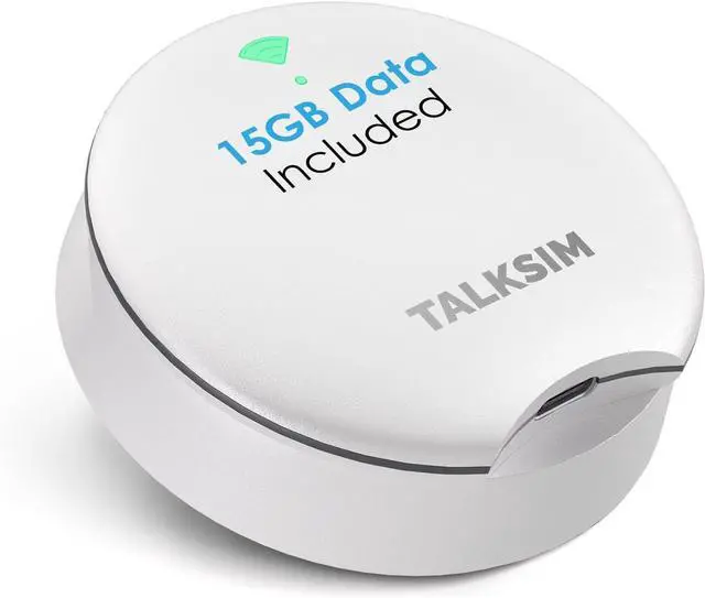Main image of UFO Mobile Hotspot with 15GB Data, Portable Pocket WiFi 6 & 4G LTE MiFi Device, Support AT&T, T-Mobile, Verizon |10 Connected Devices, USA Coverage, No SIM, Contract (White, 15GB)