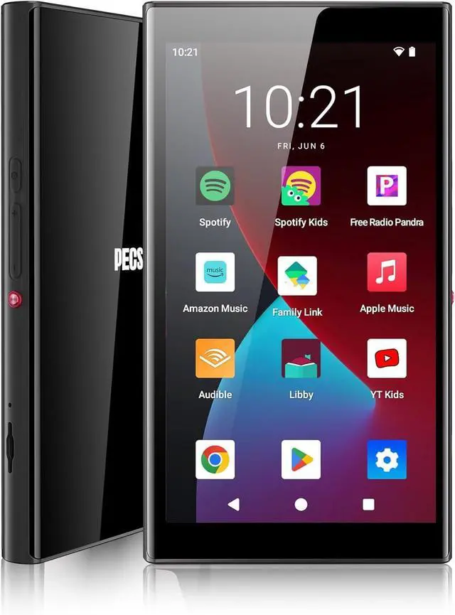 Main image of 128GB MP3 Player with Bluetooth and WiFi, 5" Touch Screen Android 14 Music Play Store, Spotify, Pandora,  Music, & MP4 for Kids Libby, Audible, Up to 512GB