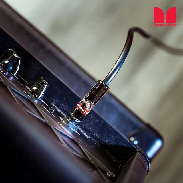 Alt view image 7 of 7 - Prolink Classic Instrument Guitar Cable - 21 ft Straight to Right AngleInstrument Cable. All Metal & Duraflex Outer Jacket. 90% Copper Braided Shield