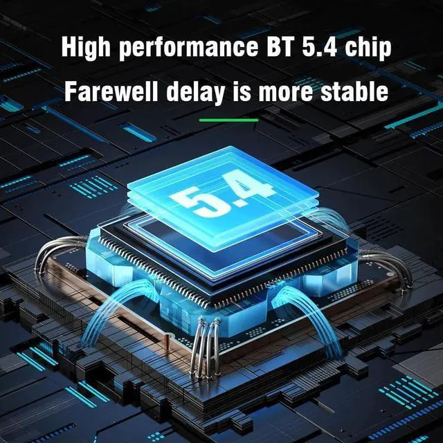 Alt view image 4 of 6 - Bluetooth Transmitter Receiver, 2-in-1 V5.4 Wireless Adapter,Dual Link AptX Adaptive/Low Latency/HD Audio, Aux Adapter for Home Stereo, Airplane, Boat, Gym