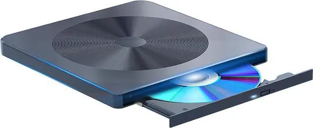 Main image of External Blu-ray Drive Player Read/Write Portable Burner, Compatible with USB 3.0 and Type-C DVD BD, Win7-11/Mac OS Comes One Year Warranty