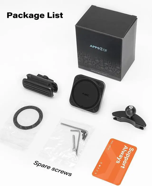 Alt view image 7 of 7 - Magnetic Car Mount for Tacoma 2016-2023 & 2014-2021Tundra, Air Vent Phone Holder Compatible with iPhone 12-17 Series MagSafe Case, 25N Force, Metal 20mm Ball Socket Arm