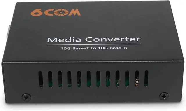 Alt view image 7 of 7 - GIGA 10G Fiber Media Converter,1x 1000M/2.5G/5G/10GBase-T Auto-Negotiation RJ45 Slot to 1x 10GBase-X SFP+ Slot,Support 10GBase-SR/LR/BIDI Transceiver, 10 Gigabit Ethernet Media Converter