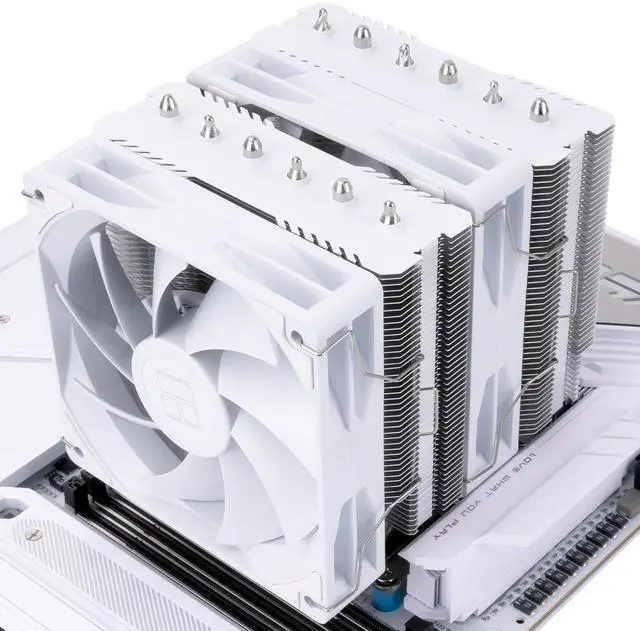 Alt view image 5 of 7 - Peerless Assassin 120 SE V2 White CPU Cooler - 6 Heat Pipes AGHP GEN 5.0 Technology | 1850RPM Thickened PWM Fans, Alnium Heatsink Cover | for  1851/1700/115X/1200,  AM4/AM5