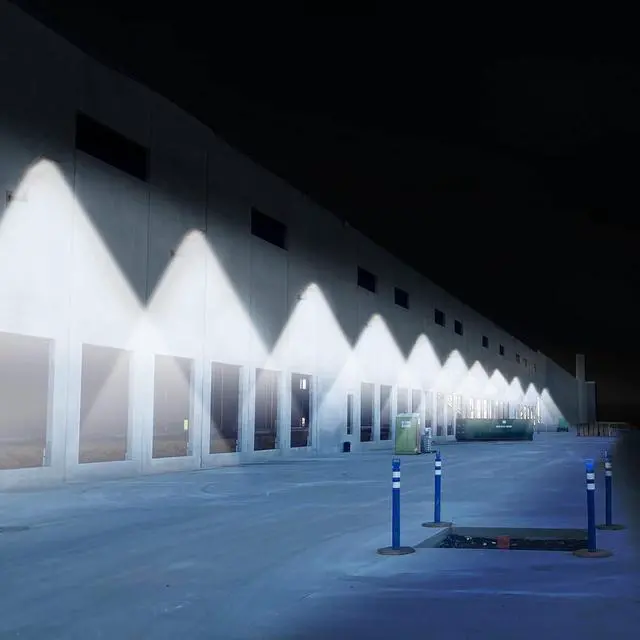 Alt view image 6 of 6 - 90 Degree Wall Mount Bracket with 2-3/8in OD Tenon, Tenon Adapter L Shape Wall Mounted Adapter for LED Street Lights Parking Lot Lights Post Top Light, Heavy Duty Steel, Dark Bronze, 2 Pack