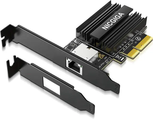 Main image of 10G Base-T PCI-e Network Card, Marvell AQC113 Controller,  10Gb Ethernet Adapter Support WOL, 10Gbe RJ45 Port NIC Card, Windows10/11/Windows Server/Linux