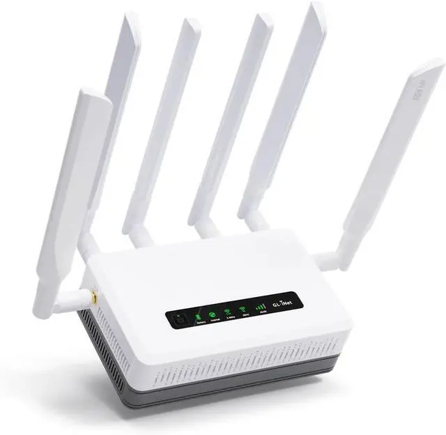 Main image of GL-XE3000 (Puli AX) 5G Router with Dual SIM Card Slot, Wi-Fi 6 Cellular Routers, Built-in Battery, Multi-WAN, VPN, OpenWrt, Secure 5G Router for Office, Retail, nts, Business
