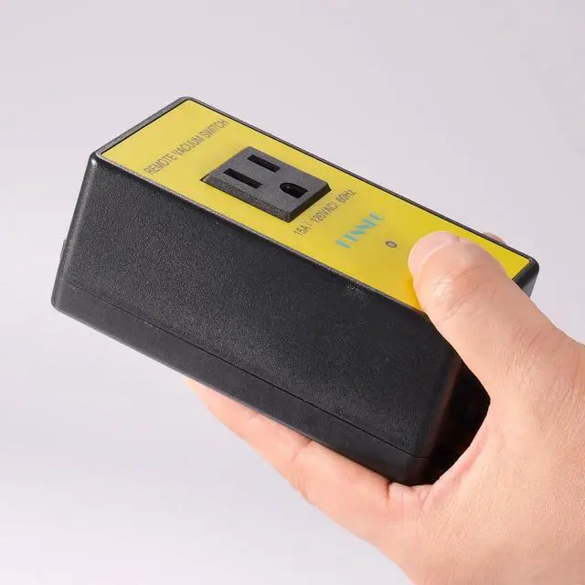 Alt view image 6 of 7 - Remote Automatic Vacuum Switch, 120V Wireless Dust Collector Ster Outlet, Auto On Off Switch with 2 Remotes, Support 5S 10S Delay(Continue Clea Debris)