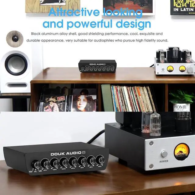 Alt view image 5 of 7 - 7 Band Equalizer Balanced EQ Audio Preamp with XLR RCA Input and Output for Home Stereo, Amplifier, Computer Speaker (T7)