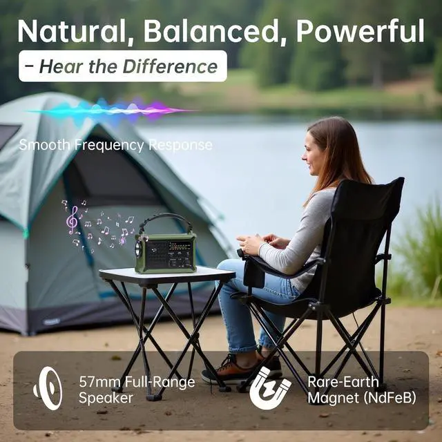 Alt view image 4 of 7 - Solar Radio Emergency Hand Crank 12000mAh with Clear Signal, AM FM NOAA Weather Radio Battery Operated with 2-Mode LED Flashlight Cell Phone Charger Dual Outputs SOS