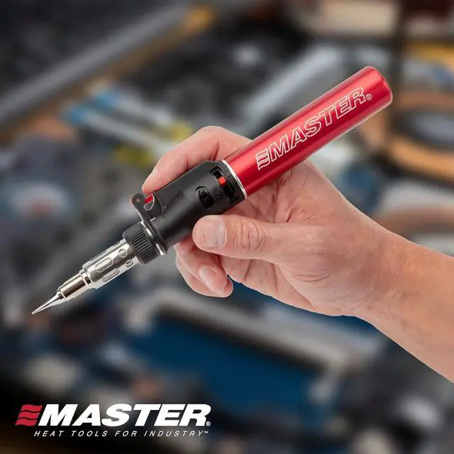 Alt view image 6 of 7 - PI-40SiK Professional Solde Iron Kit, Butane Solde Iron, Cordless and Port with Adjust Solde Temperature, Self-Igniting, Butane-Powered, Professional 7-Piece Kit