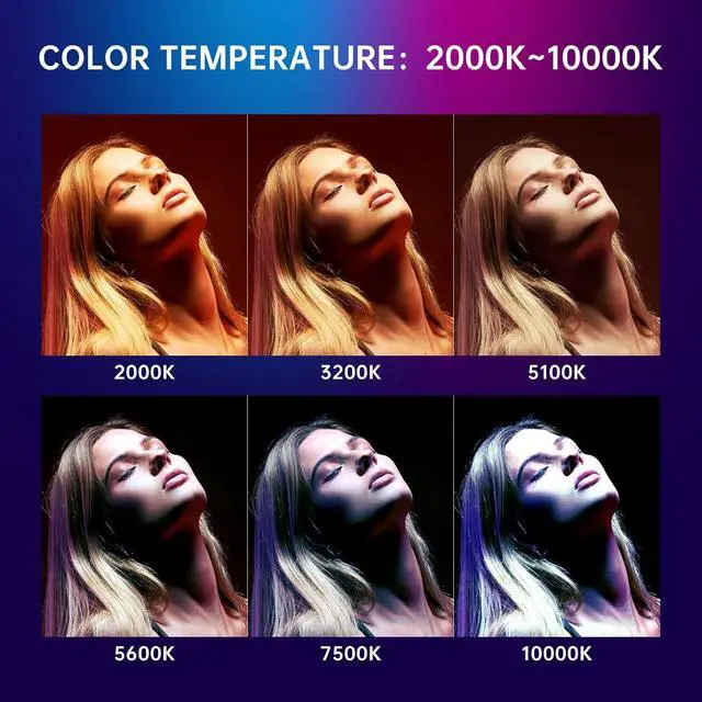 Alt view image 7 of 7 - GVM 100W RGB Flexible Led Video Light, 2000K~10000K, Flexible Folding LED Panel Light, 16 Lighting FX with Soft Box, APP Control GVM Lighting for Photography