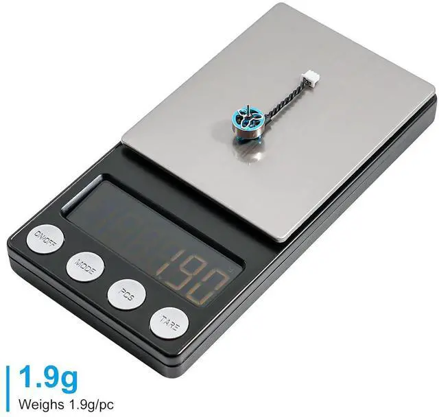 Alt view image 6 of 7 - 4pcs 0802SE 19500KV 1S Brushless Motor Ultralight Weight 1S FPV RC Motor Compatible for 65/75mm 1S Brushless Racing Whoop Drone Quadcopter Like Meteor Series FPV Drones-Iceblue