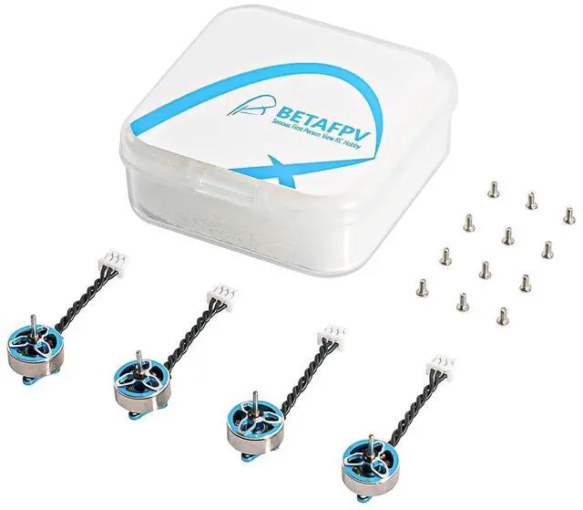 Alt view image 7 of 7 - 4pcs 0802SE 19500KV 1S Brushless Motor Ultralight Weight 1S FPV RC Motor Compatible for 65/75mm 1S Brushless Racing Whoop Drone Quadcopter Like Meteor Series FPV Drones-Iceblue