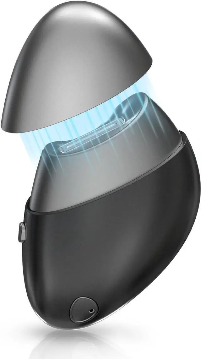 Main image of Electric Nail Clipper, Upgraded Toe Nail Clippers with Nail Scraps Storage, 2 Speeds, Magnetic Cover, Type-C Rechargeable, Automatic Electric Nail le for Thick Toenails, Adult, Seniors, Men (Black)