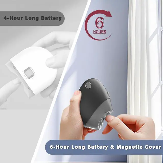 Alt view image 7 of 7 - Electric Nail Clipper, Upgraded Toe Nail Clippers with Nail Scraps Storage, 2 Speeds, Magnetic Cover, Type-C Rechargeable, Automatic Electric Nail le for Thick Toenails, Adult, Seniors, Men (Black)