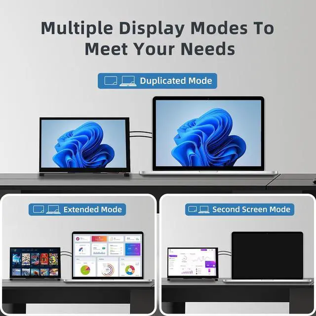 Alt view image 4 of 6 - 7 Inch IPS LCD Touch Screen Display 1024×600 HDMI Capacitive Mini Small Monitor for Raspberry Pi 5/4/3/2/B/B+, BB Black, Win 11/10/8/7