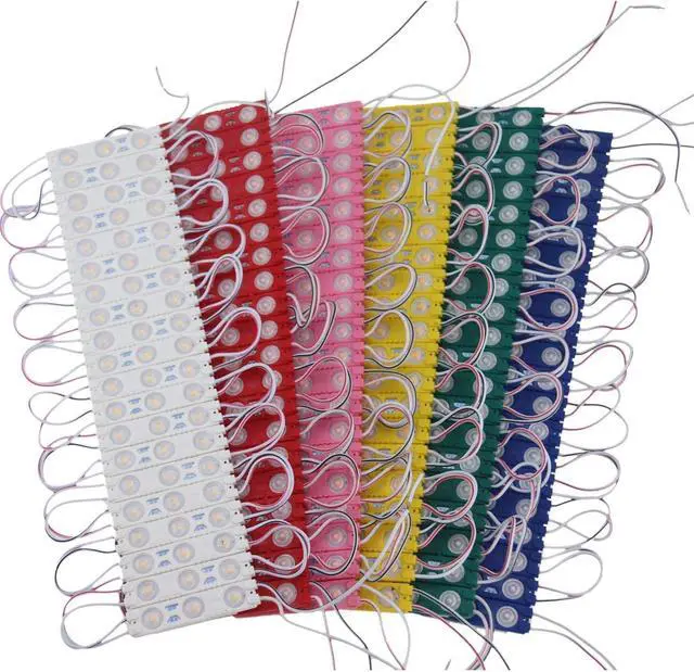 Alt view image 6 of 7 - Super Bright 200pcs 2835 3 LED Module Red Waterproof rative Light for Letter Sign Advertising Signs with Tape Adhesive Backside (Red)