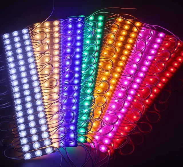 Alt view image 7 of 7 - Super Bright 200pcs 2835 3 LED Module Red Waterproof rative Light for Letter Sign Advertising Signs with Tape Adhesive Backside (Red)