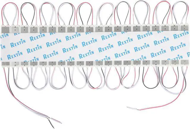 Alt view image 5 of 7 - Super Bright 200pcs 2835 3 LED Module Red Waterproof rative Light for Letter Sign Advertising Signs with Tape Adhesive Backside (Red)