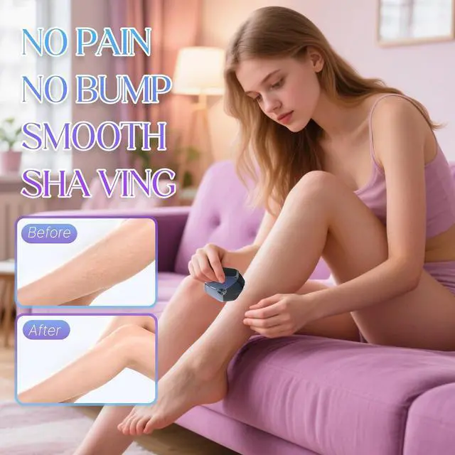 Alt view image 3 of 7 - Electric Shavers for Women, Womens Electric Leg Shaver Cordless Painless Facial Hair Removal for Arms and Underarms Bikini Trimmer Electronic Razors for Shaving Portable and Safe Wet and Dry Use