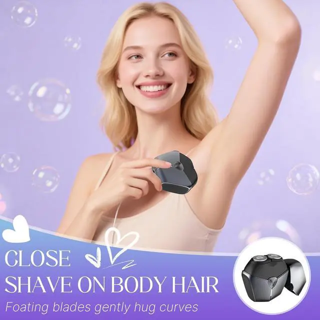 Alt view image 2 of 7 - Electric Shavers for Women, Womens Electric Leg Shaver Cordless Painless Facial Hair Removal for Arms and Underarms Bikini Trimmer Electronic Razors for Shaving Portable and Safe Wet and Dry Use