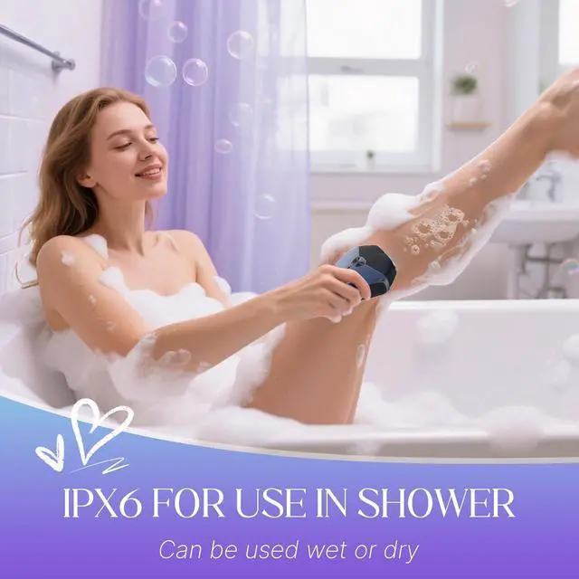 Alt view image 4 of 7 - Electric Shavers for Women, Womens Electric Leg Shaver Cordless Painless Facial Hair Removal for Arms and Underarms Bikini Trimmer Electronic Razors for Shaving Portable and Safe Wet and Dry Use